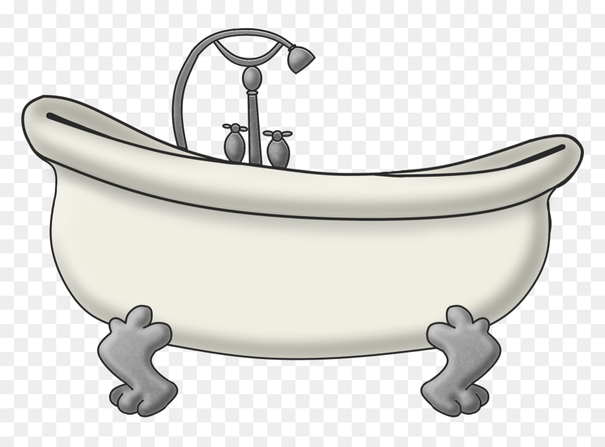 Tub Clipart Book, HD Png Download - tub png