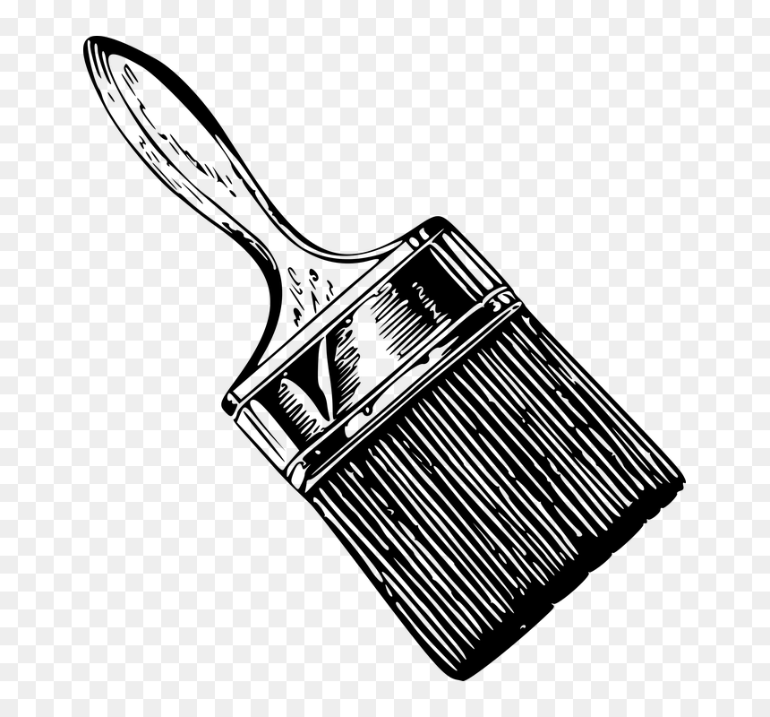 House Paint Brush Clip Art, HD Png Download - paintbrush png transparent