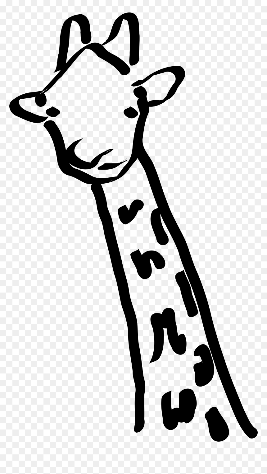 Giraffe Svg Clip Arts - Giraffe Clip Art, HD Png Download - giraffe silhouette png
