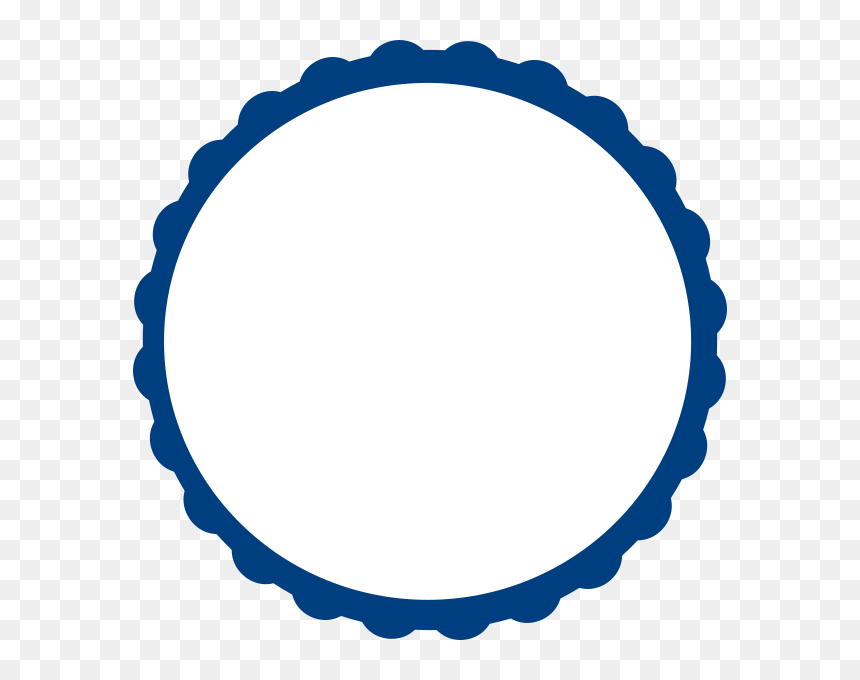 Circle, HD Png Download - scalloped border png