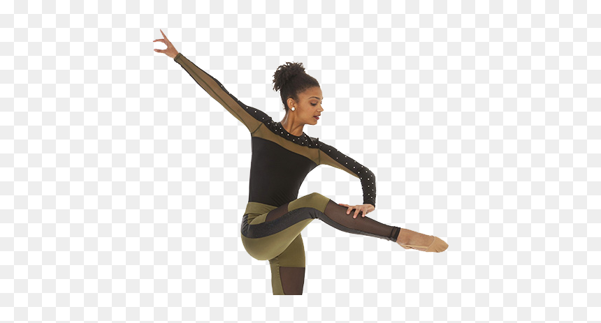 Dance Costumes And Apparel - Modern Unitard Costumes, HD Png Download - gymnastics silhouette png