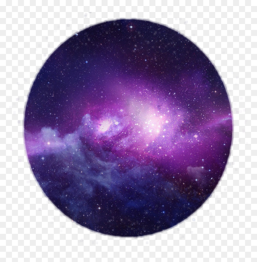 Purple And Blue Galaxy Png, Transparent Png - pink star png