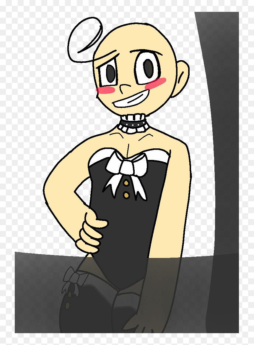 Cursed
i Regret Drawing Baldi In A Playboy Bunny Outfit~mod - Baldi Cursed, HD Png Download - playboy bunny png