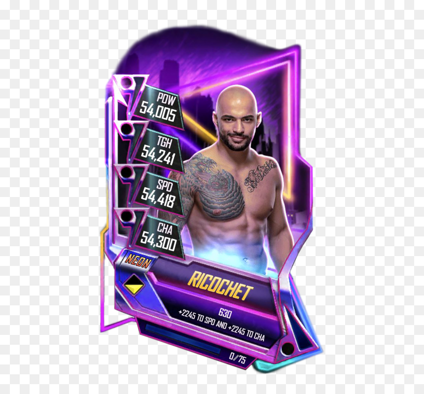 Ricochet Wwe Supercard Season Debut Wwe Supercard Roster - Becky Lynch Wwe Supercard, HD Png Download - ricochet png