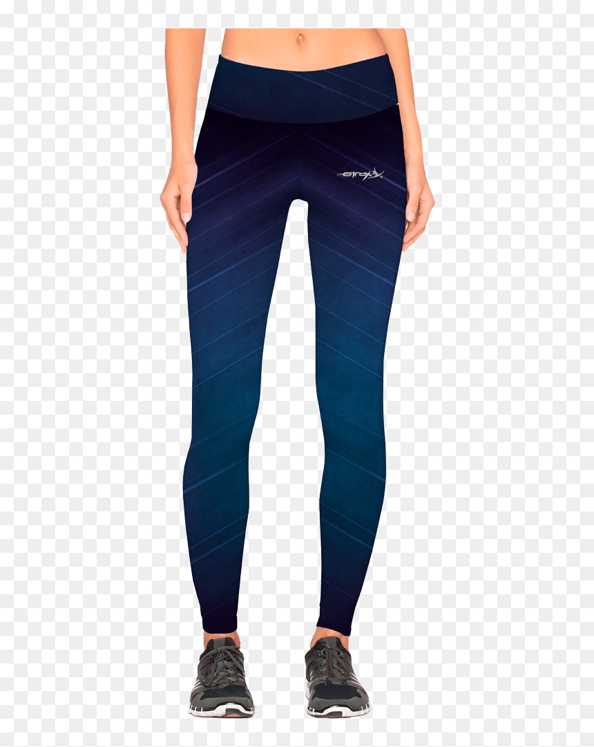 Custom Leggings Blue Gradient - Classic Jeans, HD Png Download - blue gradient png