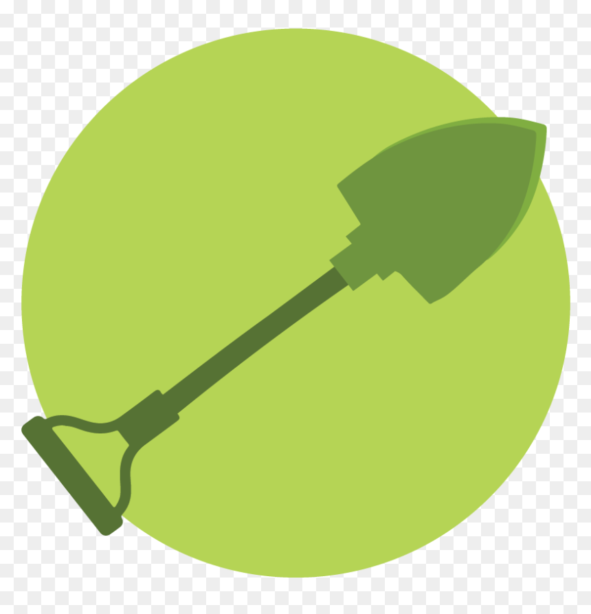 Shovel Icon - Illustration, HD Png Download - dead grass png