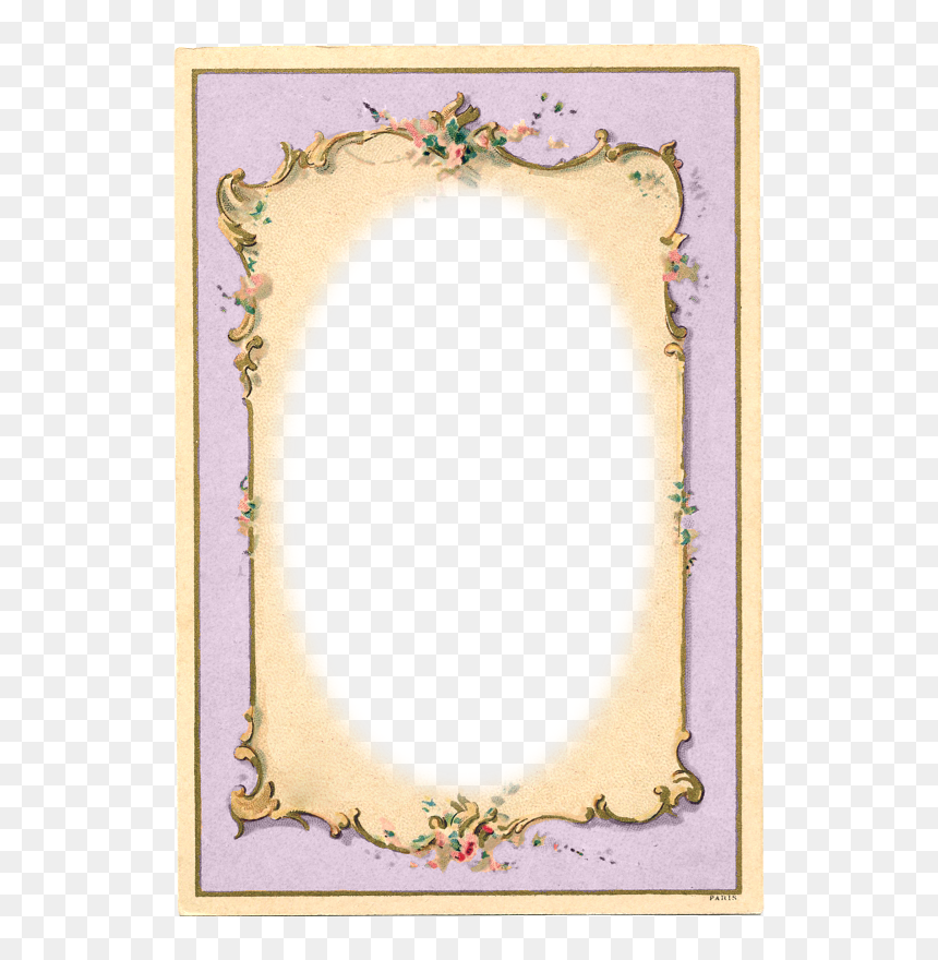 Vintage Frame ~ Zibi Vintage Scrap - Tea Party Background Free, HD Png Download - party background png
