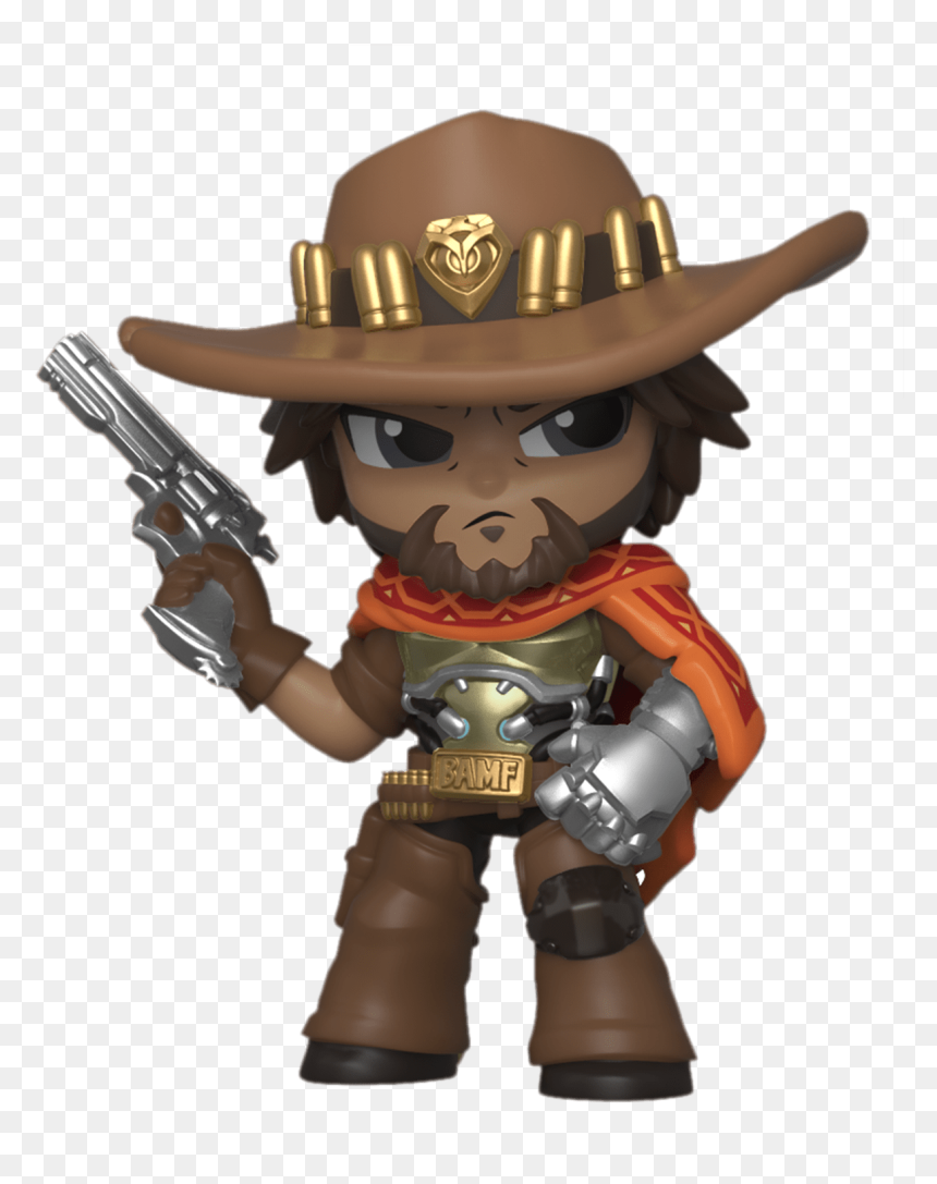 Funko Mystery Minis Overwatch, HD Png Download - mccree hat png