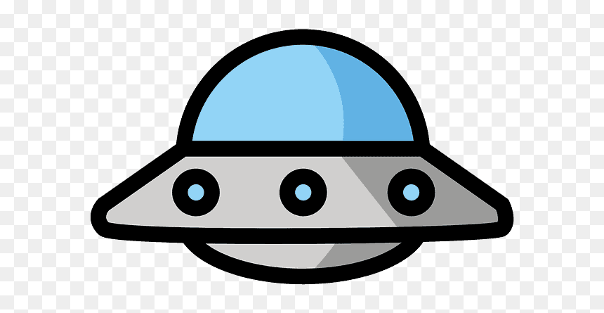 Flying Saucer Emoji Clipart, HD Png Download - flying saucer png