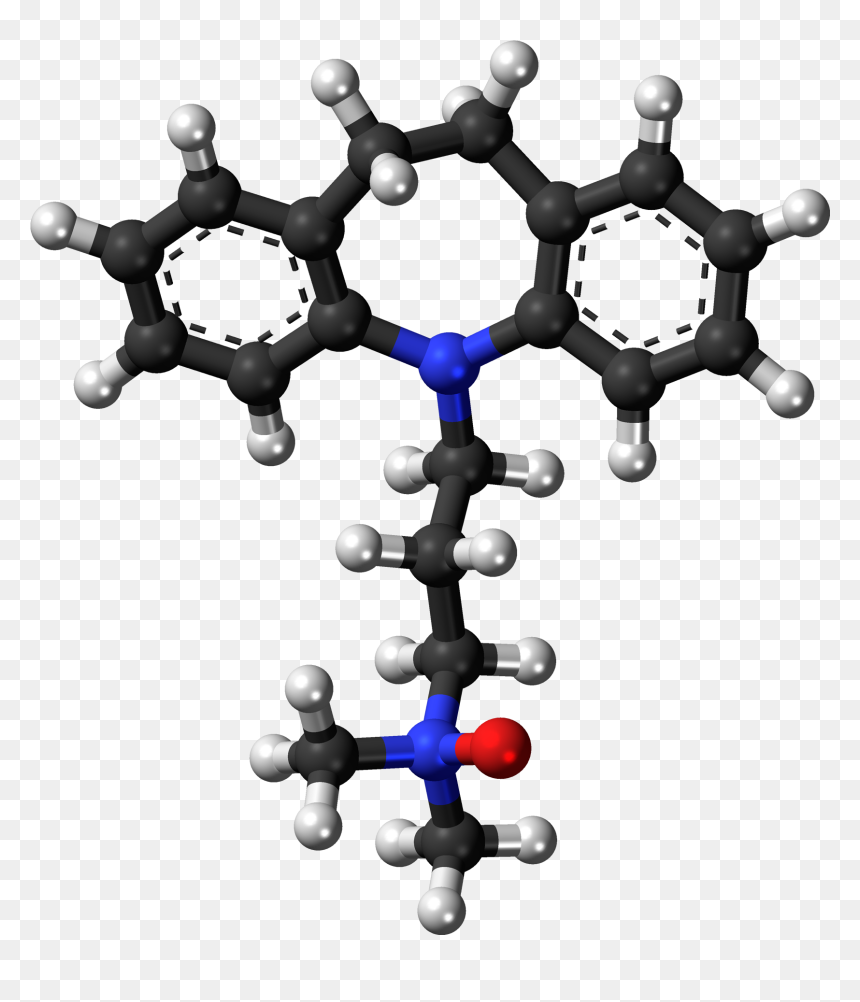 Imipraminoxide 3d Balls - Cocaina Chimie, HD Png Download - 3d cross png