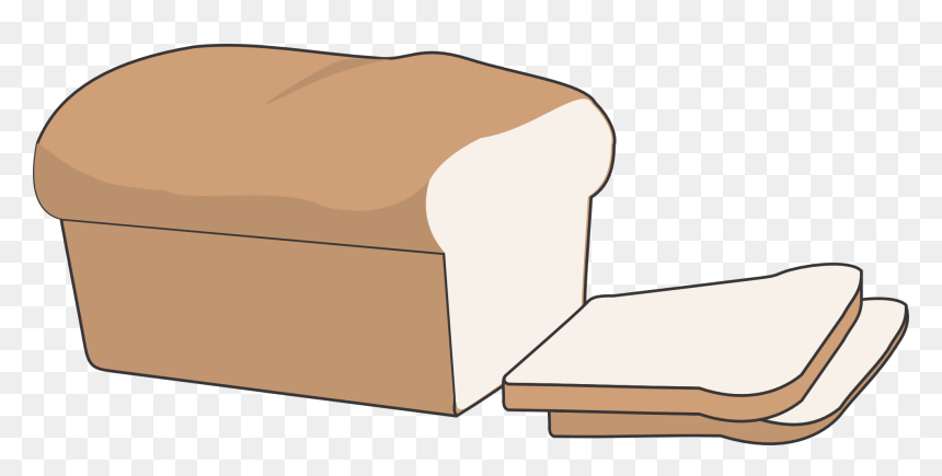 Collection Of Bread - Loaf Of Bread Clipart, HD Png Download - bread loaf png
