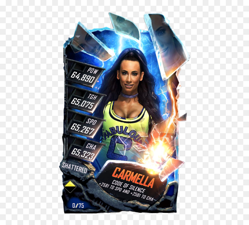 Becky Lynch Wwe Supercard, HD Png Download - carmella png