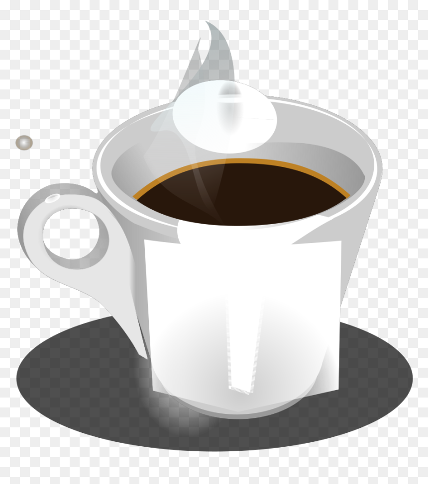Espresso Coffee Svg Clip Arts - Caffè Americano, HD Png Download - coffee clipart png