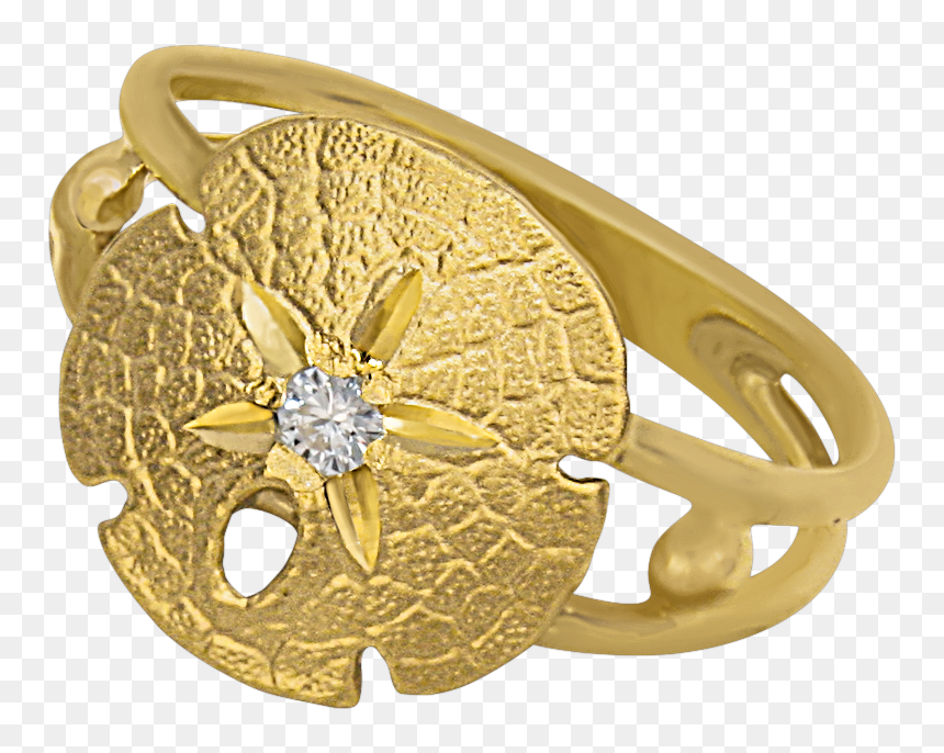 Sanddollars Featured Jewelry Item - Ring, HD Png Download - sand dollar png