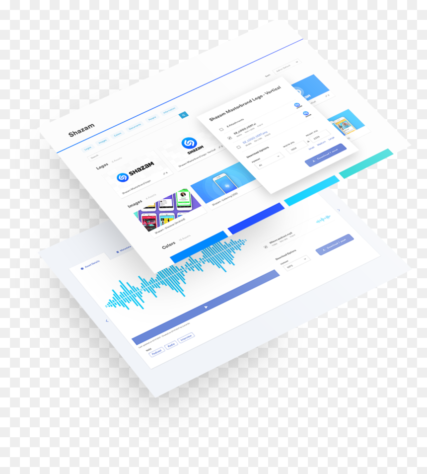 Mock Of Shazam Brandfolder - Brandfolder, HD Png Download - shazam logo png