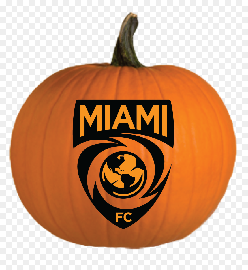 Vector Library Download Bronco Drawing Pumpkin Carving - Miami Fc, HD Png Download - pumpkin vector png