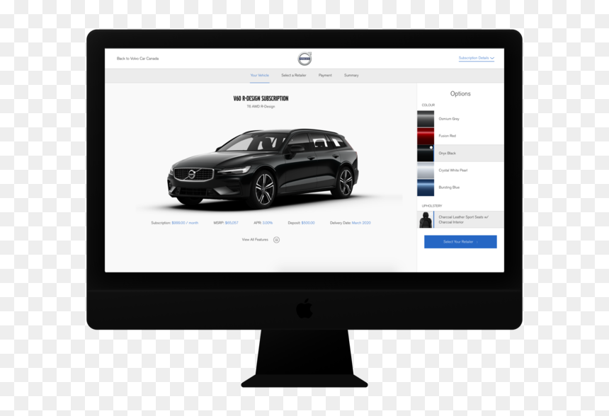 A4 - 7 - Computer Monitor, HD Png Download - volvo png