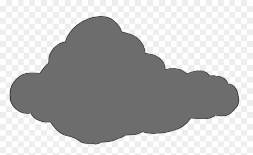 ##cloud #grey #gray #dark #sky #weather #remix #shape, HD Png Download - cloud shape png