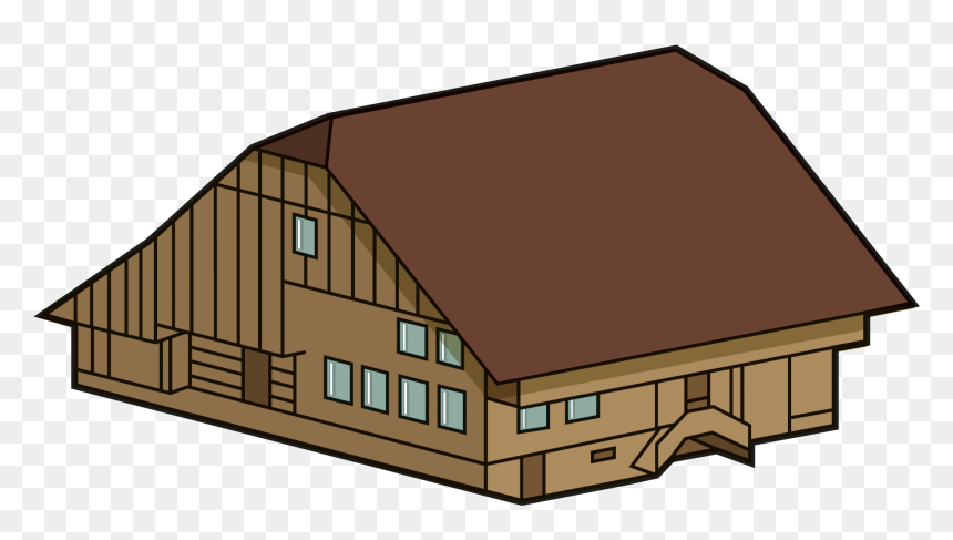 Hut Clipart Farmhouse - Icon Bauernhaus Schweiz, HD Png Download - farmhouse png