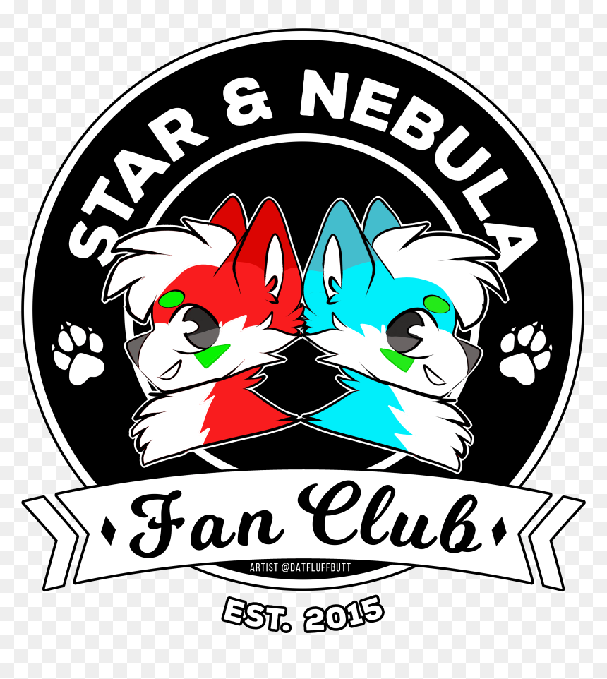Star And Nebula Fanclub Shirt Clipart , Png Download - Illustration, Transparent Png - nebula transparent png