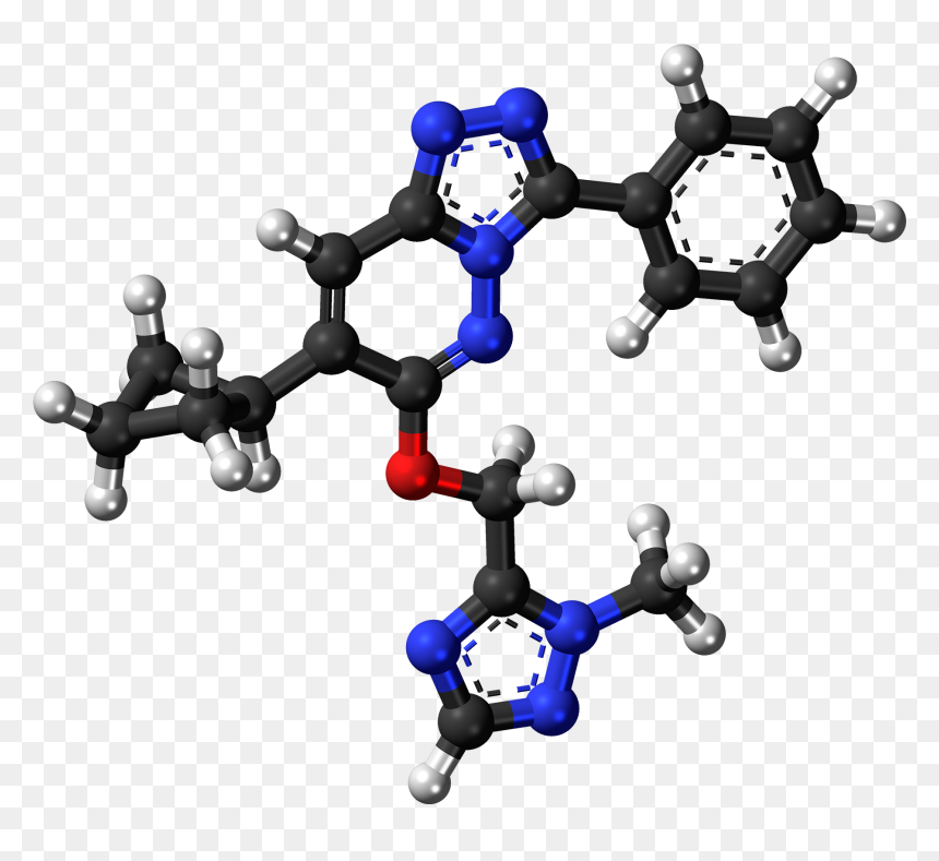Tp-13 3d Ball - Chemical Structure 3d, HD Png Download - 3d cross png