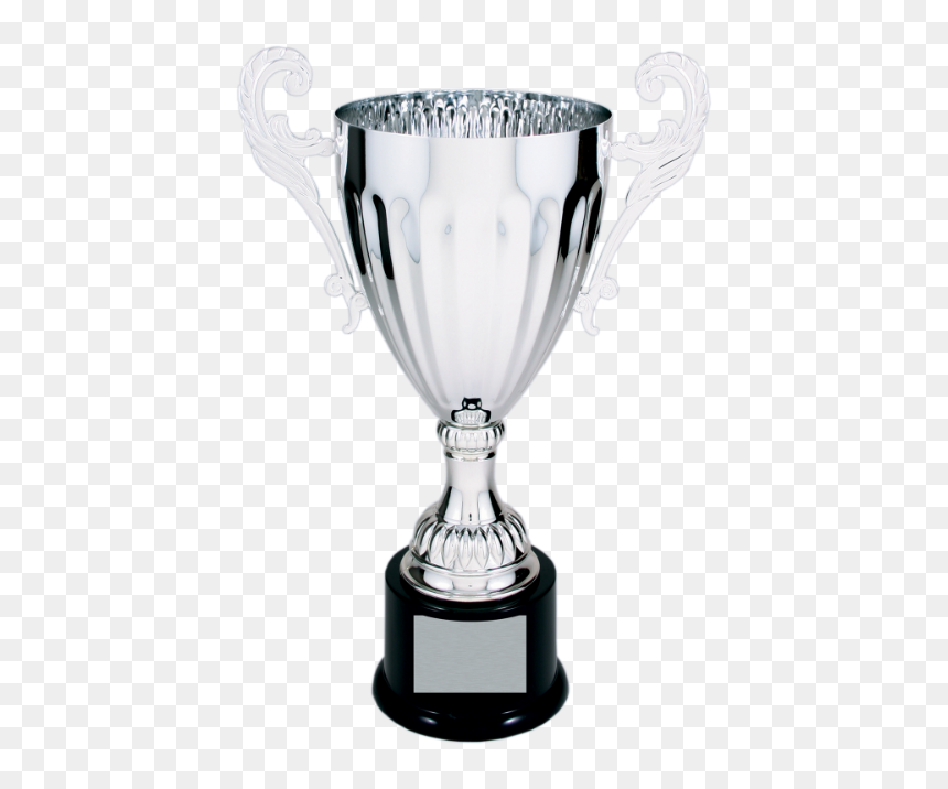 Silver Metal Corproate Cup Trophy On A Black Plastic - Golf Trophy Cup, HD Png Download - silver trophy png