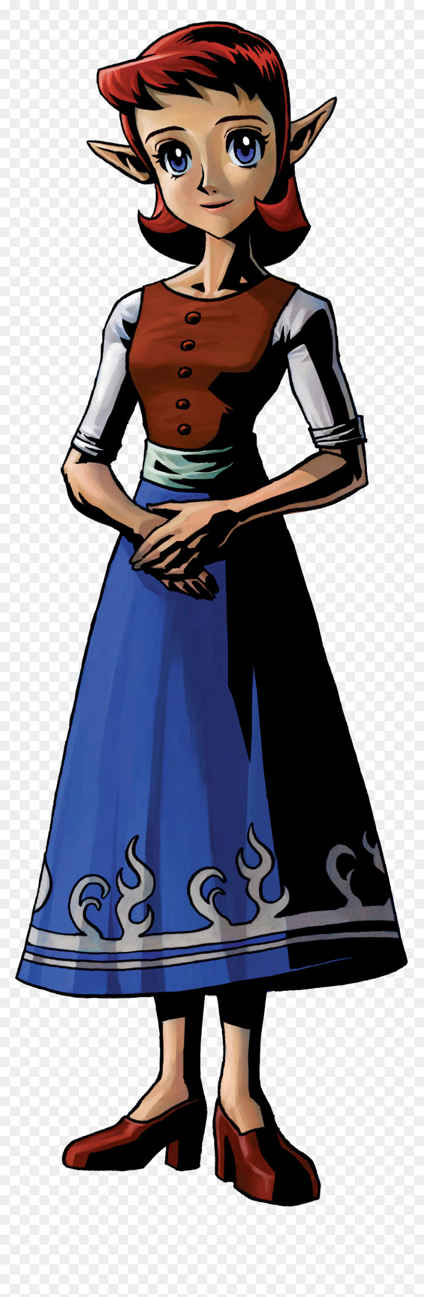Anju Artwork - Anju Majora's Mask Concept, HD Png Download - majora's mask moon png