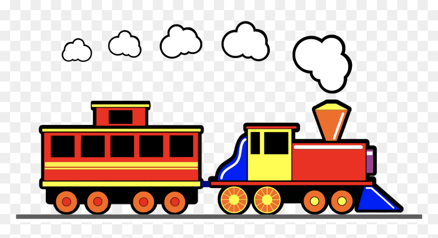 Toy Train Clip Art, HD Png Download - train clipart png