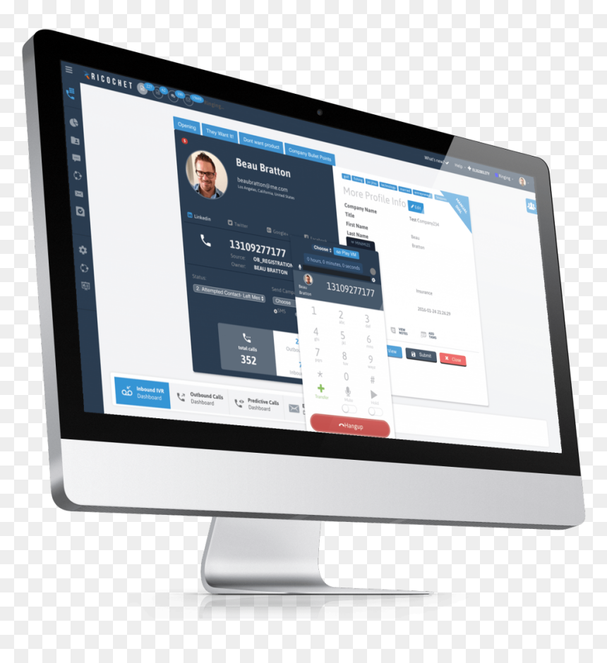 Ricochet By Speed To Contact - Customer Relationship Management, HD Png Download - ricochet png