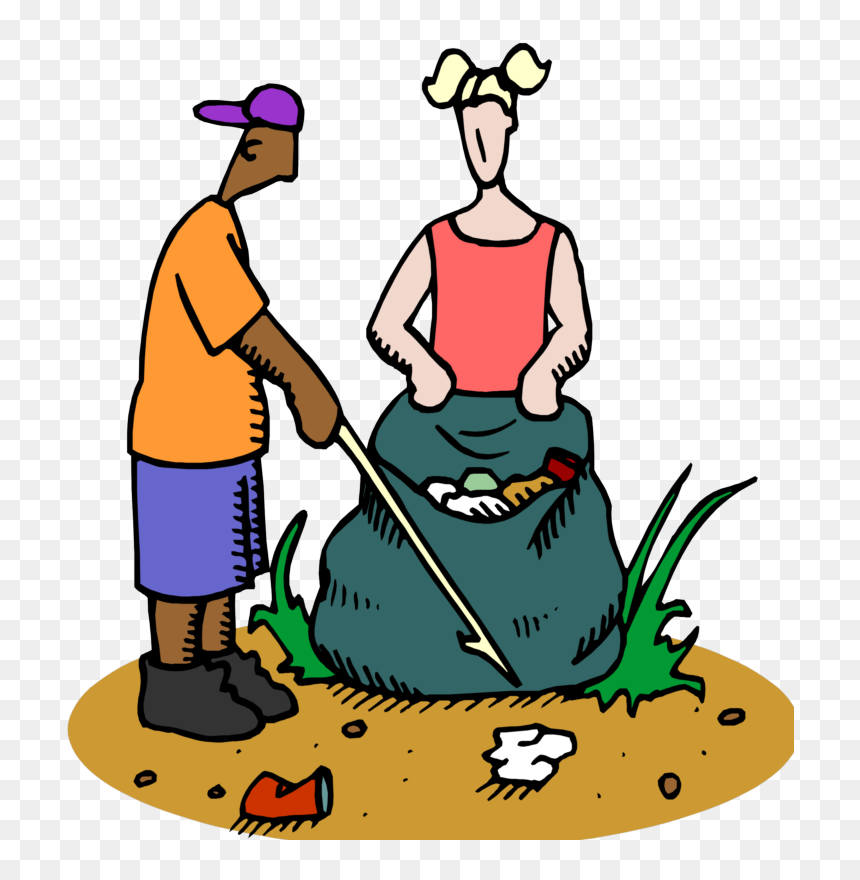 Keep Your School Clean - Keep My School Clean, HD Png Download - beach people png