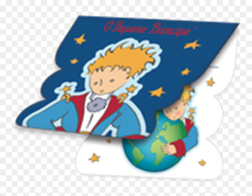 Convite O Pequeno Príncipe 8 Unidades Festcolor - Little Prince Birthday Card, HD Png Download - pequeno principe png