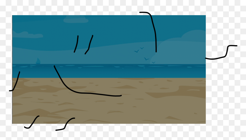 Sea, HD Png Download - beach background png