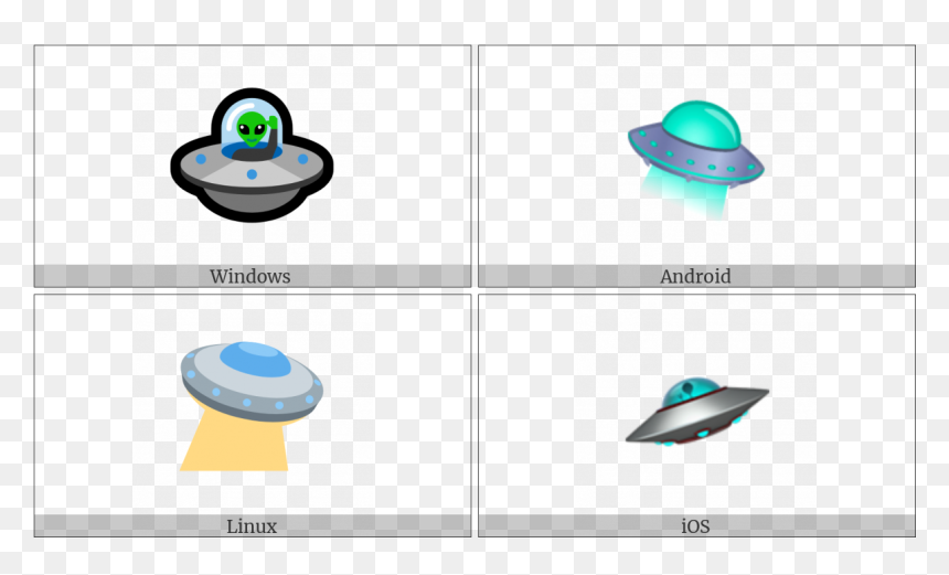 Flying Saucer On Various Operating Systems, HD Png Download - flying saucer png