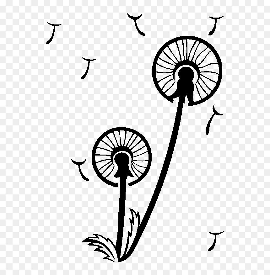Sticker Fleurs Et Les Petales Volantes Ambiance Sticker - Republic Day White Background, HD Png Download - blowing dandelion png