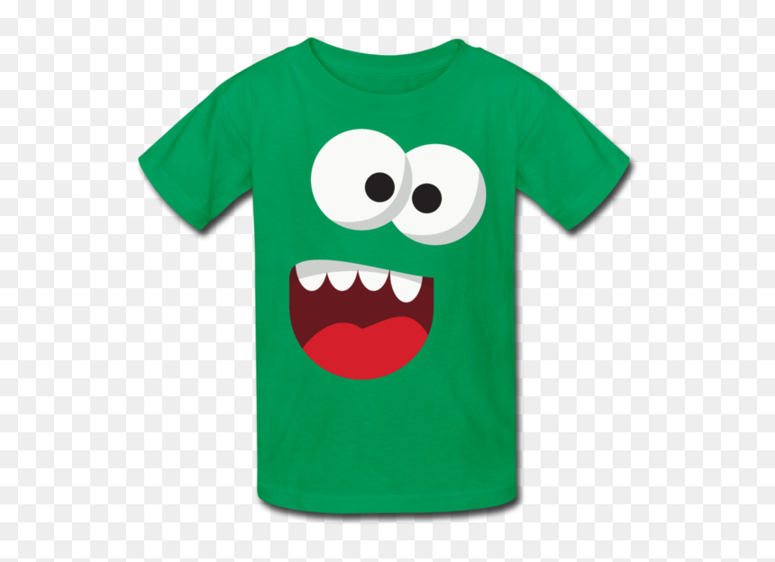 T-shirt, HD Png Download - monster face png