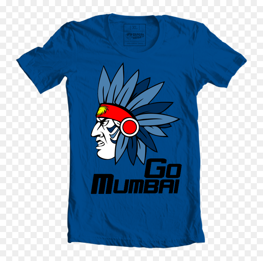 Mumbai Indians Fan Tee - T Shirt, HD Png Download - mumbai indians png
