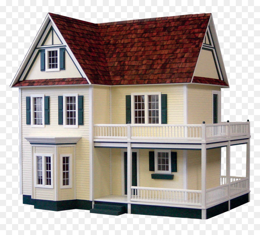 Drawing Farmhouse Step By - Victorian Farmhouse Real Good Toys, HD Png Download - farmhouse png