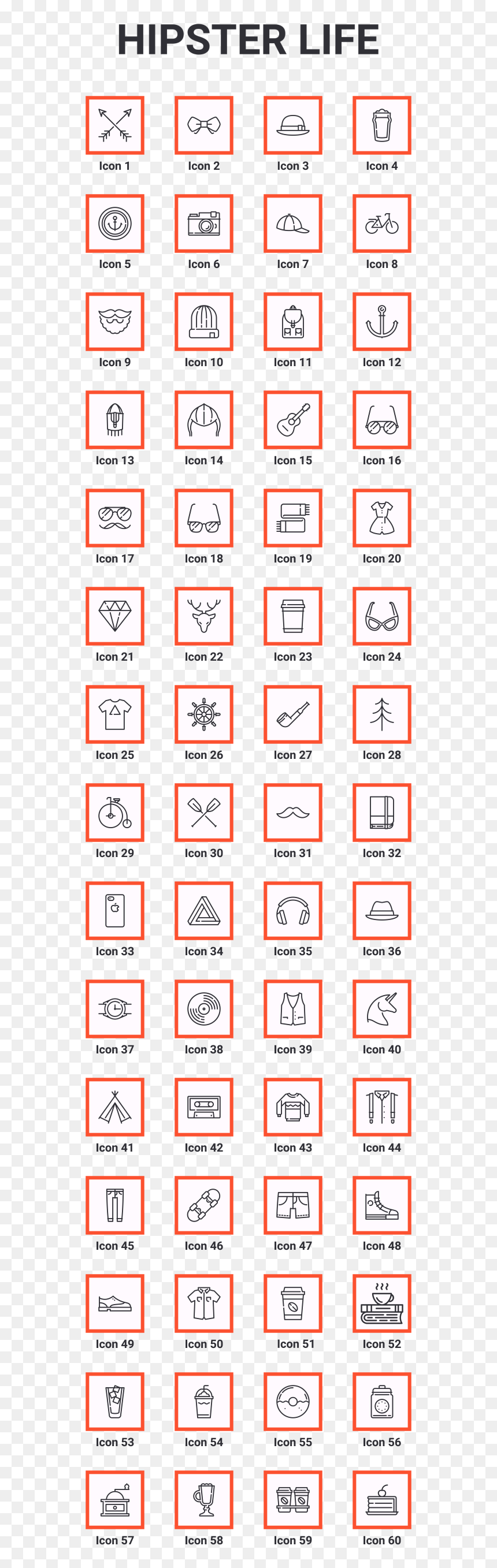 Hipster Life Animated Icons And Elements After Effects - Circle, HD Png Download - after effects icon png