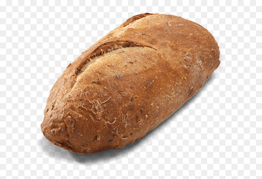 Multigrain Batard - Lye Roll, HD Png Download - bread loaf png