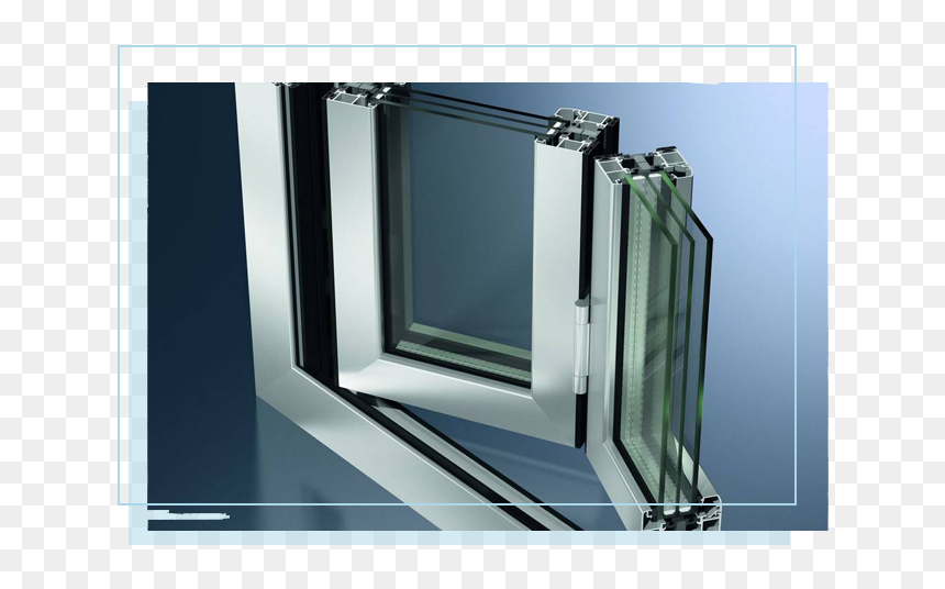 Triple - Ventanas Schuco, HD Png Download - glass pane png