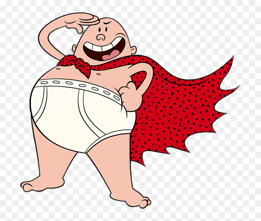 Captain Underpants Saluting, HD Png Download - salute png