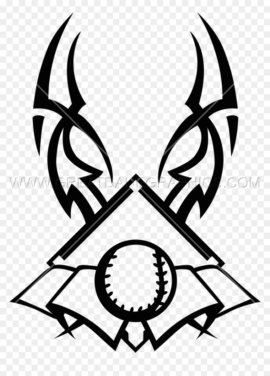 Tribal Clipart Baseball Image Freeuse Stock - Tribal Baseball, HD Png Download - tribal circle png