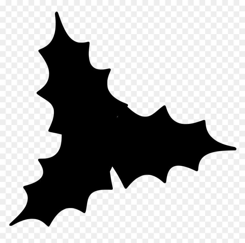 Feuille De Houx Dessin Couleur, HD Png Download - holly berries png