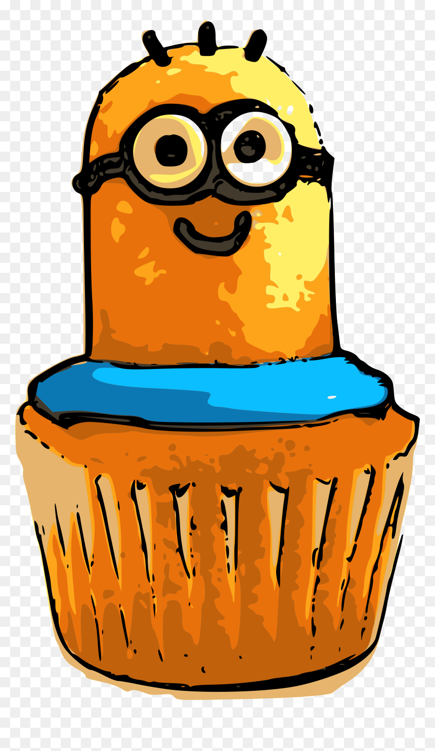 Transparent Cupcake Clipart - Cupcake Transparent Background Png Cartoon, Png Download - twinkie png