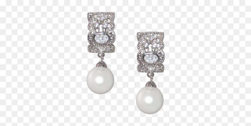 Earrings, HD Png Download - scalloped border png