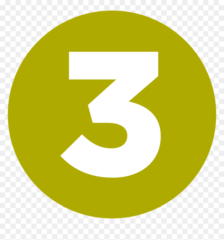 Number 3 Digit Png Transparent Images Transparent Backgrounds - Cukrárna Alchymista Logo, Png Download - 3.png