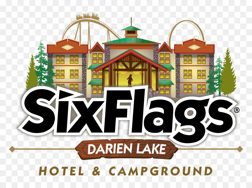 Hotel-xenia - Six Flags Darien Lake 2020, HD Png Download - six flags logo png