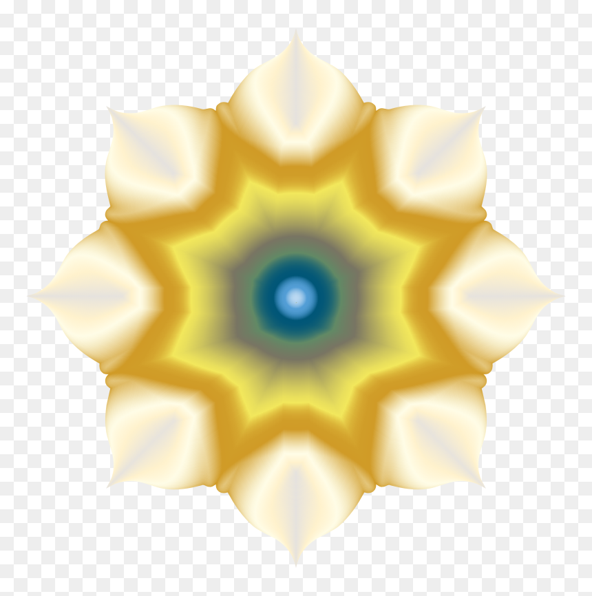 Floral Lotus Shape Nebula - Circle, HD Png Download - nebula transparent png