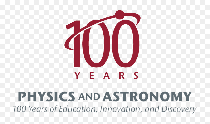 100 Years Physics And Astronomy Logo - Graphic Design, HD Png Download - kaiser logo png