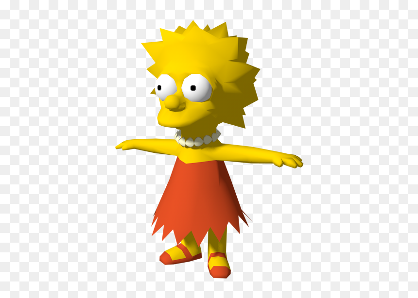 Lisa Simpson Hit And Run, HD Png Download - lisa simpson png